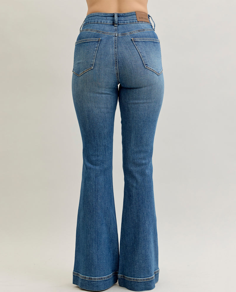 Judy Blue High Waist Tummy Control Flare Jeans