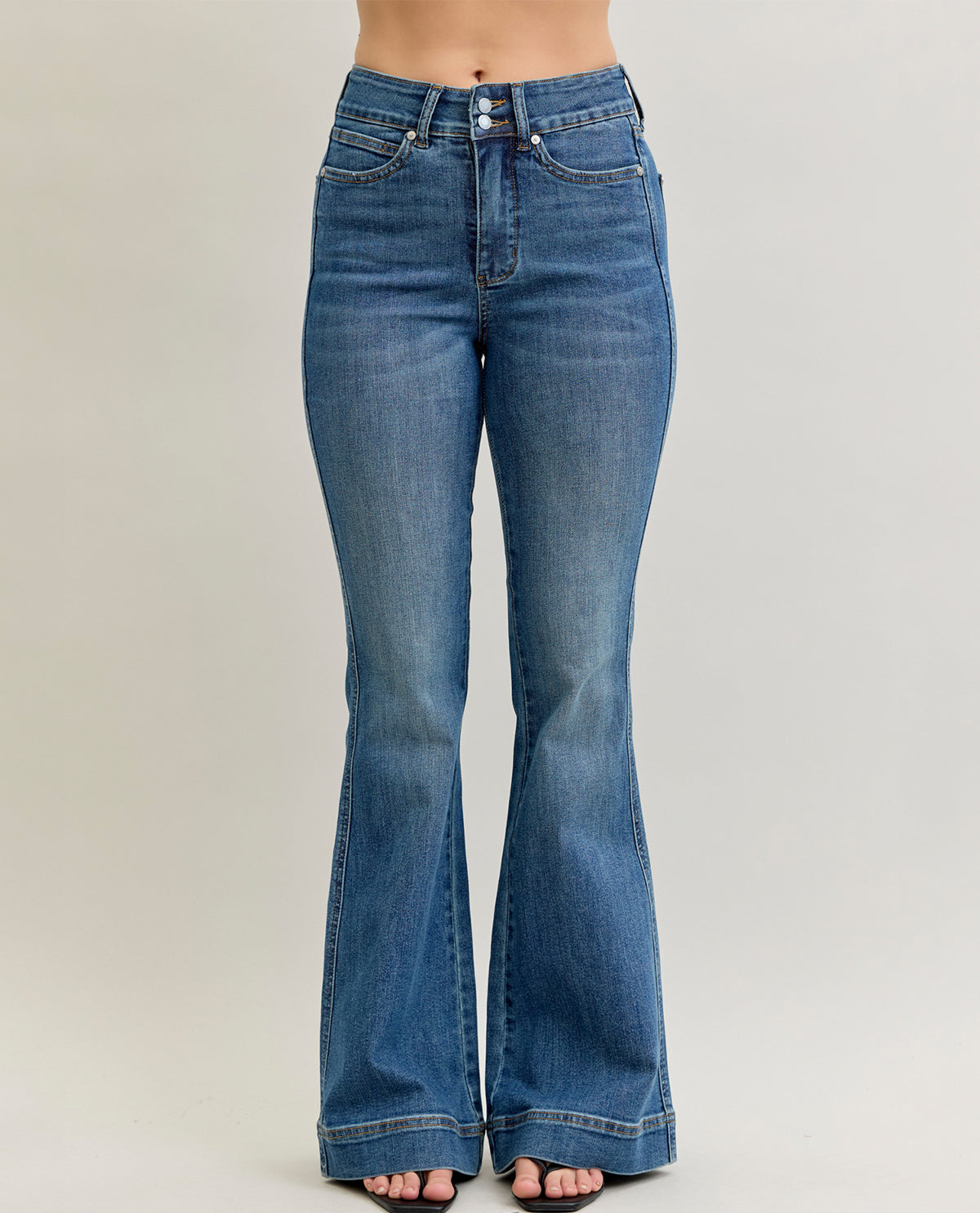 Judy Blue High Waist Tummy Control Flare Jeans