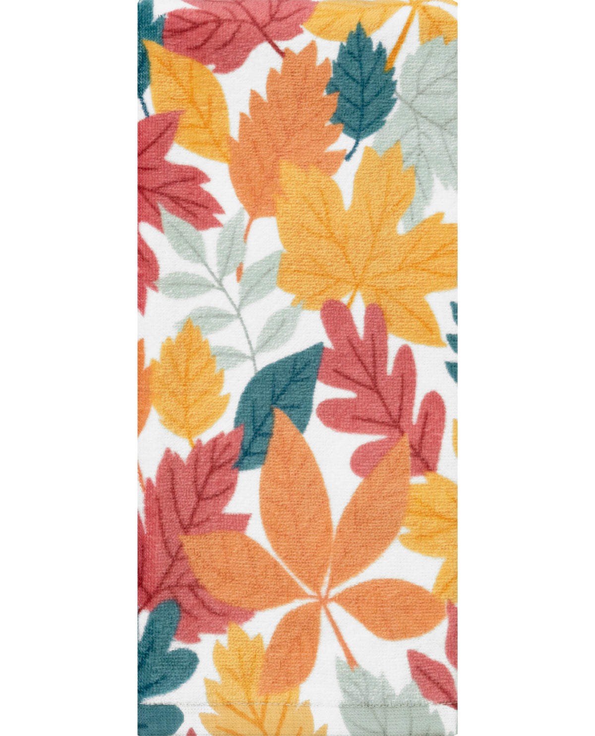 Layered Leaves Kitchen Towel