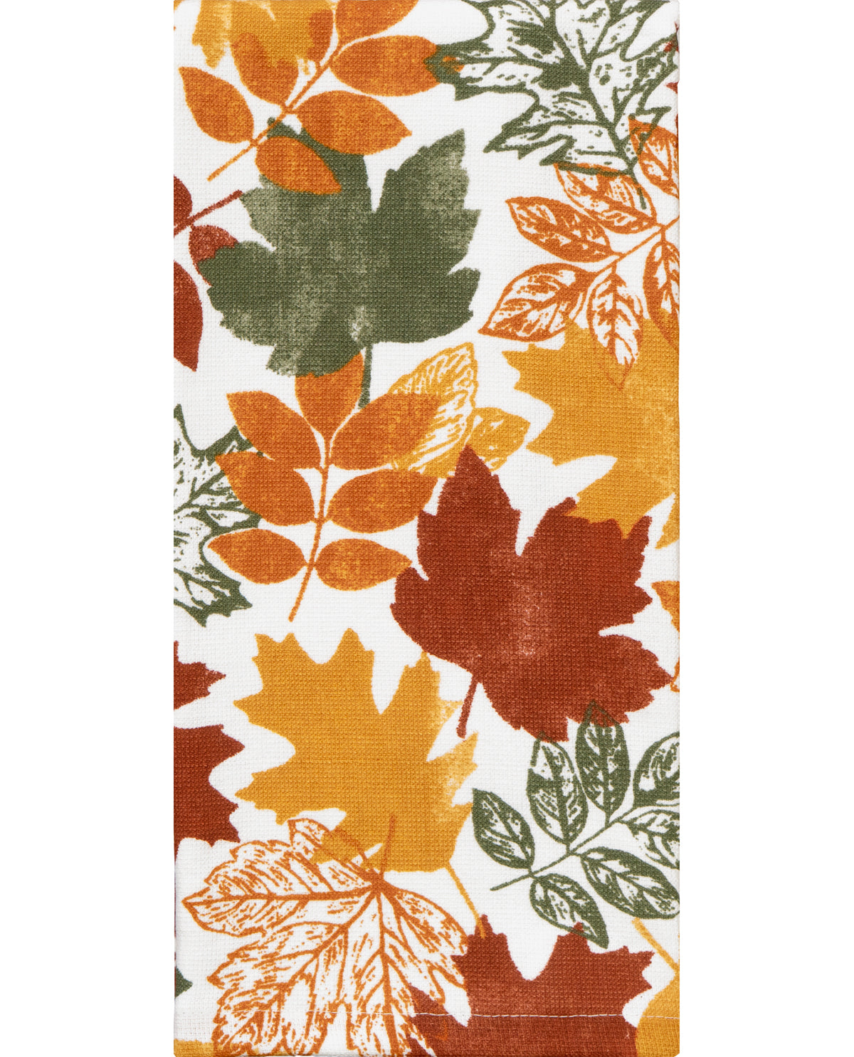 Autumn Mixed Leaves Dual-Purpose Kitchen Towel