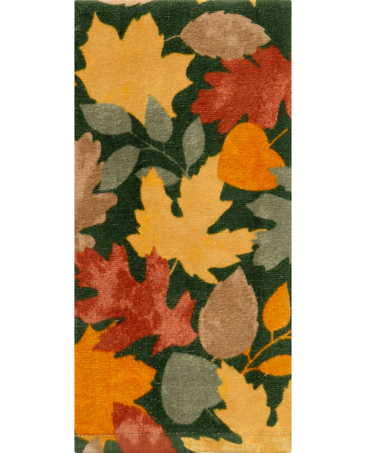 Botanical Green Leaves Kitchen Towel
