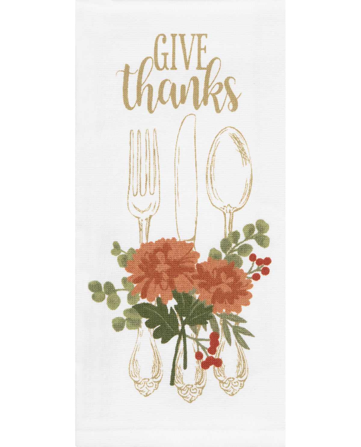 Eucalyptus Mums & Utensils Kitchen Towel