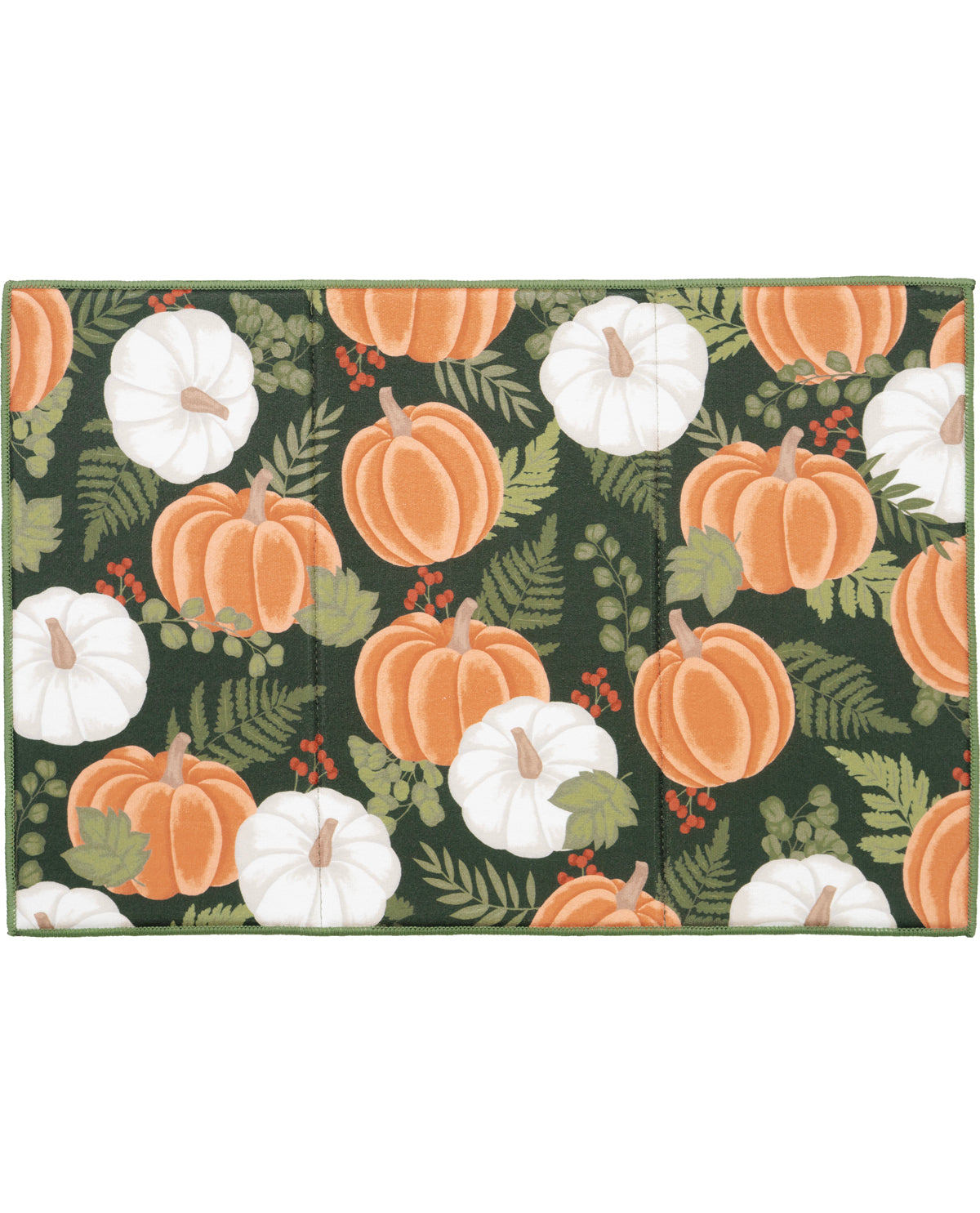 Pumpkin Berry Eucalyptus Dish Drying Mat