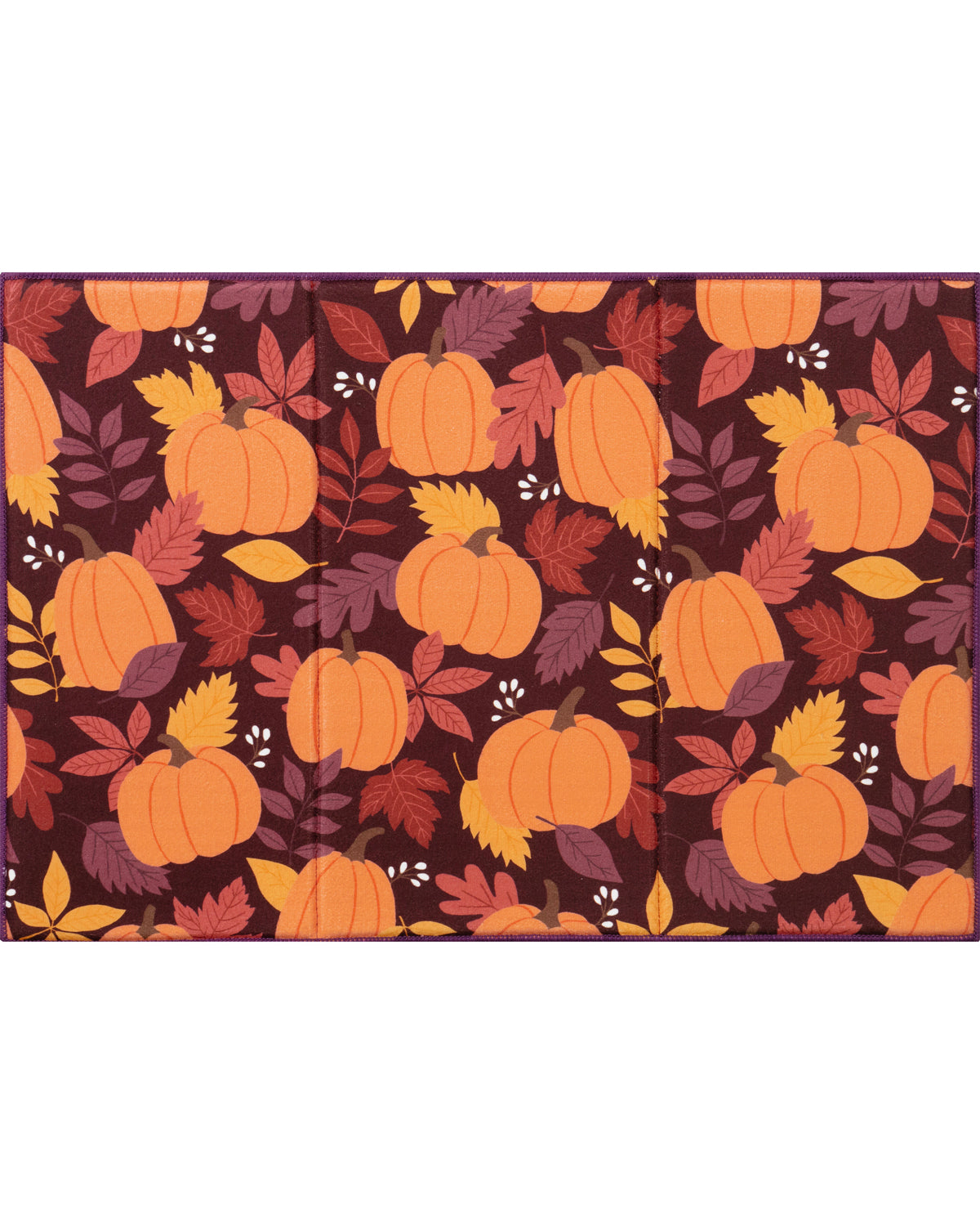 Leaf Pumpkin Toss Kitchen Drying Mat