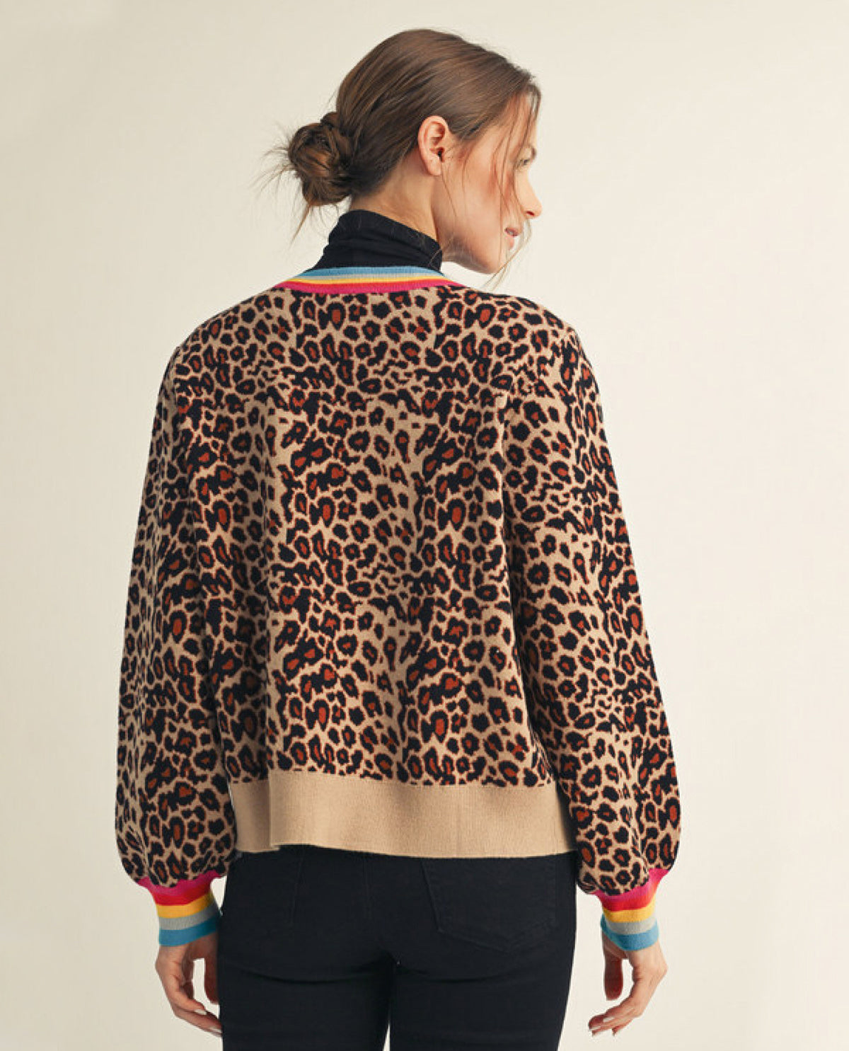 Jodifl Animal Print Cardigan