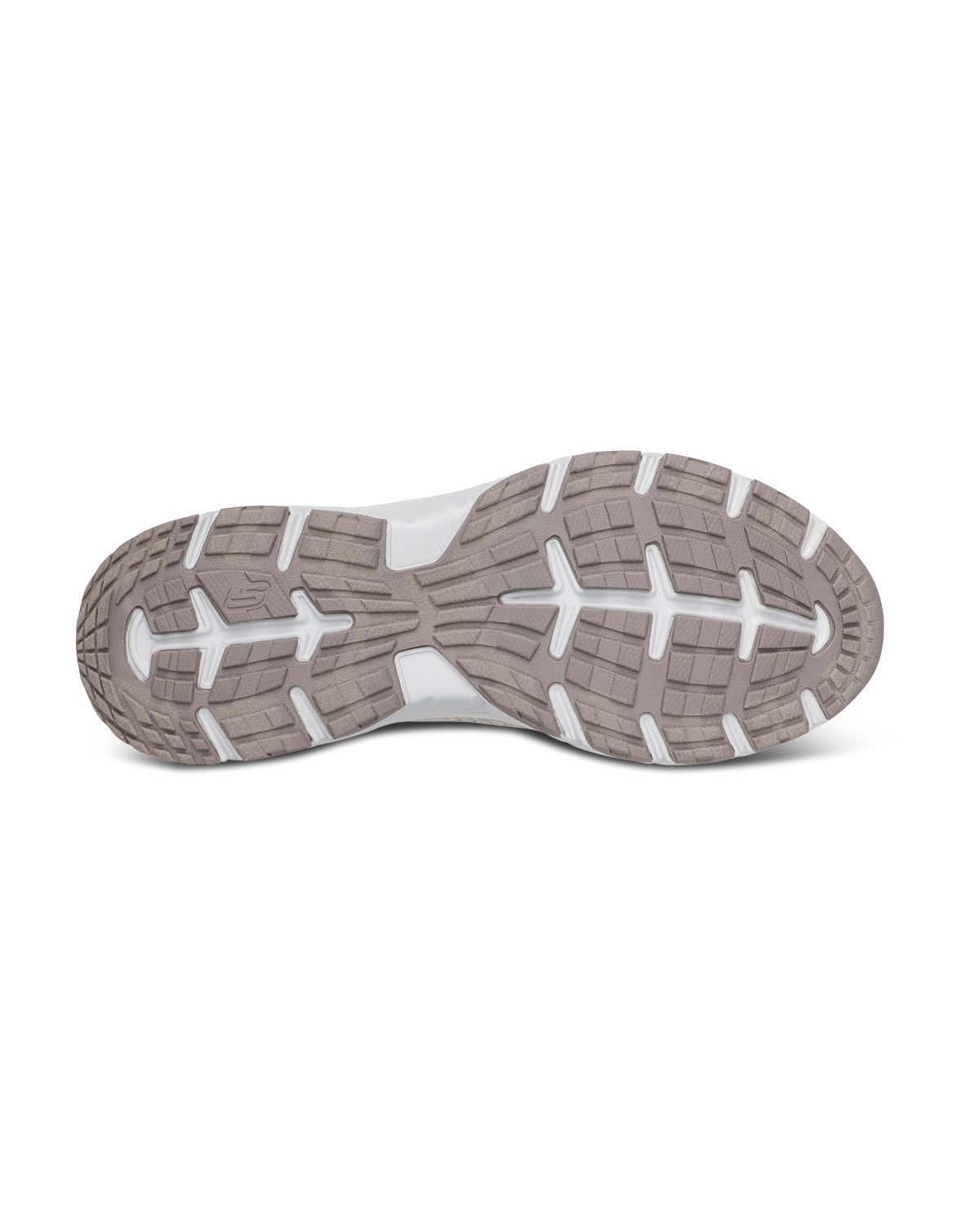 Natural slip-on sneaker with white sole on a white background