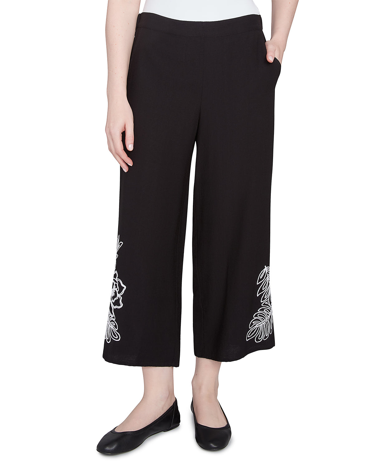 Ruby Road Bali Bliss Luxe Wide Pant Black