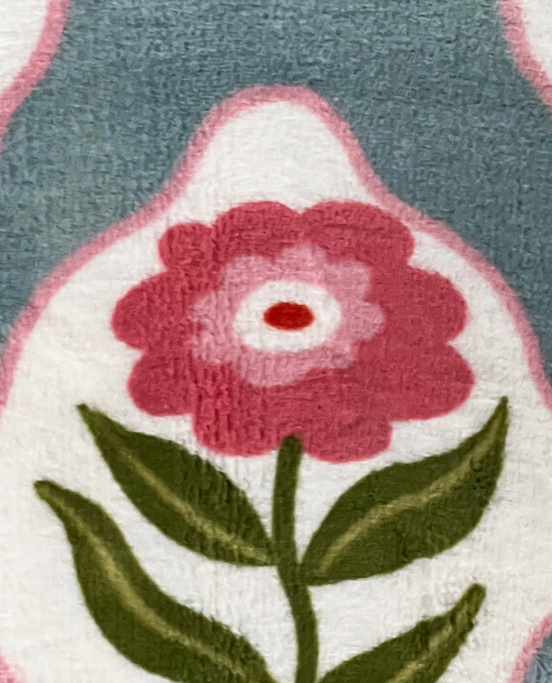 60x70" Preppy Floral Throw