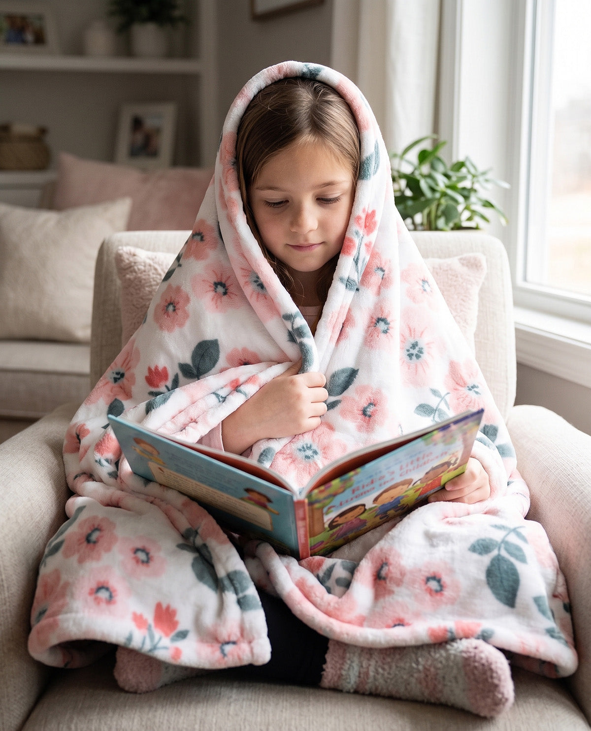 60x70 Vera Floral Throw