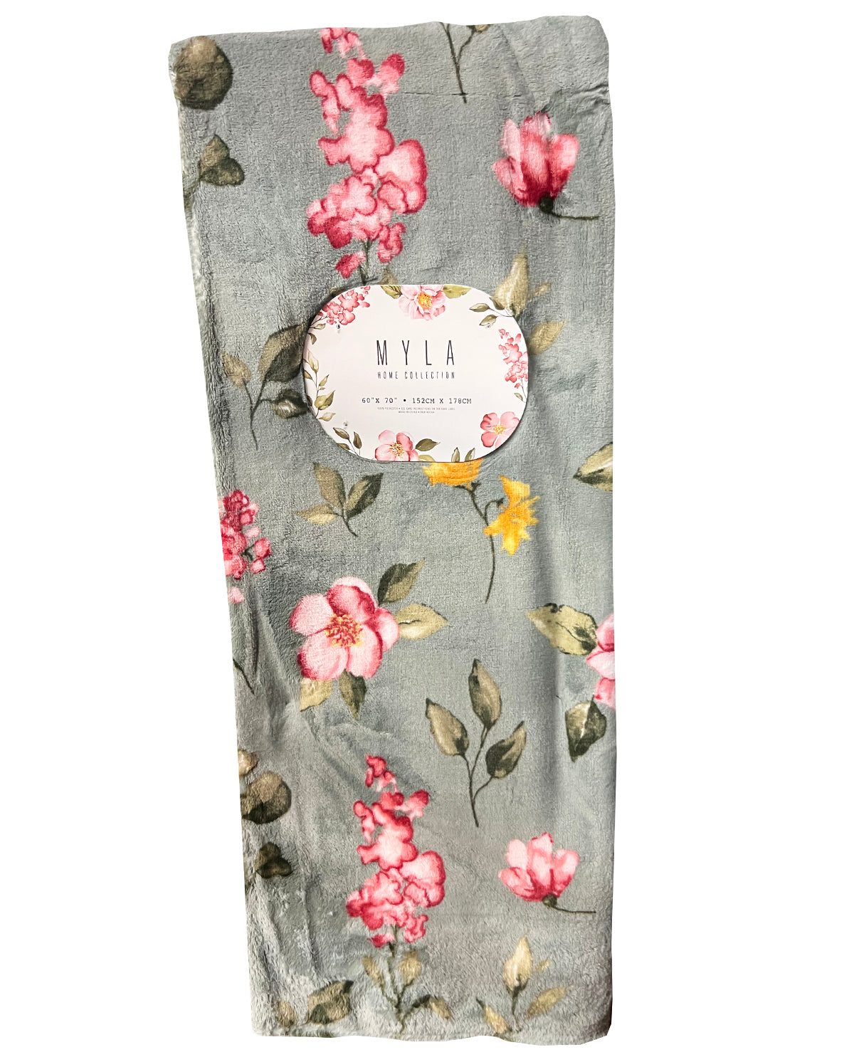 60x70 Myla Floral Throw