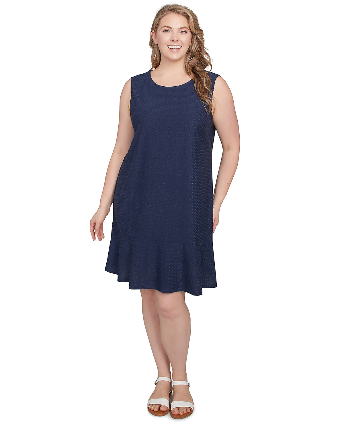 Ruby Road Plus Must Haves Swiss Dot Dress