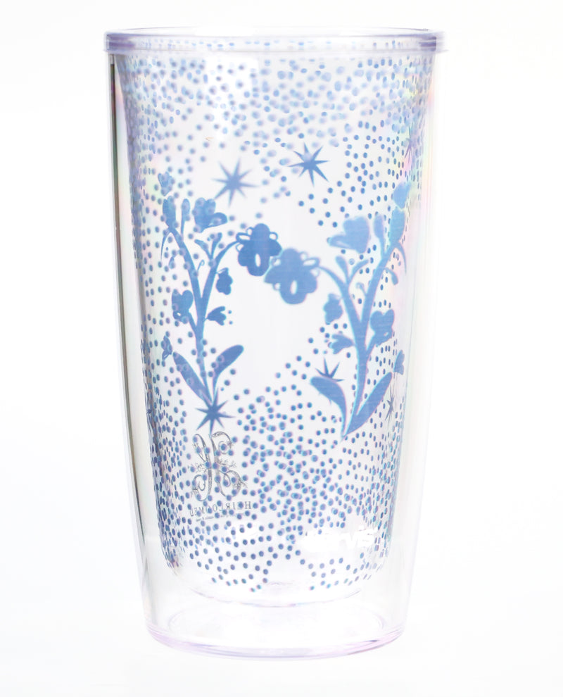 16oz Tervis Heirloom - Faded Blue Floral Tumbler