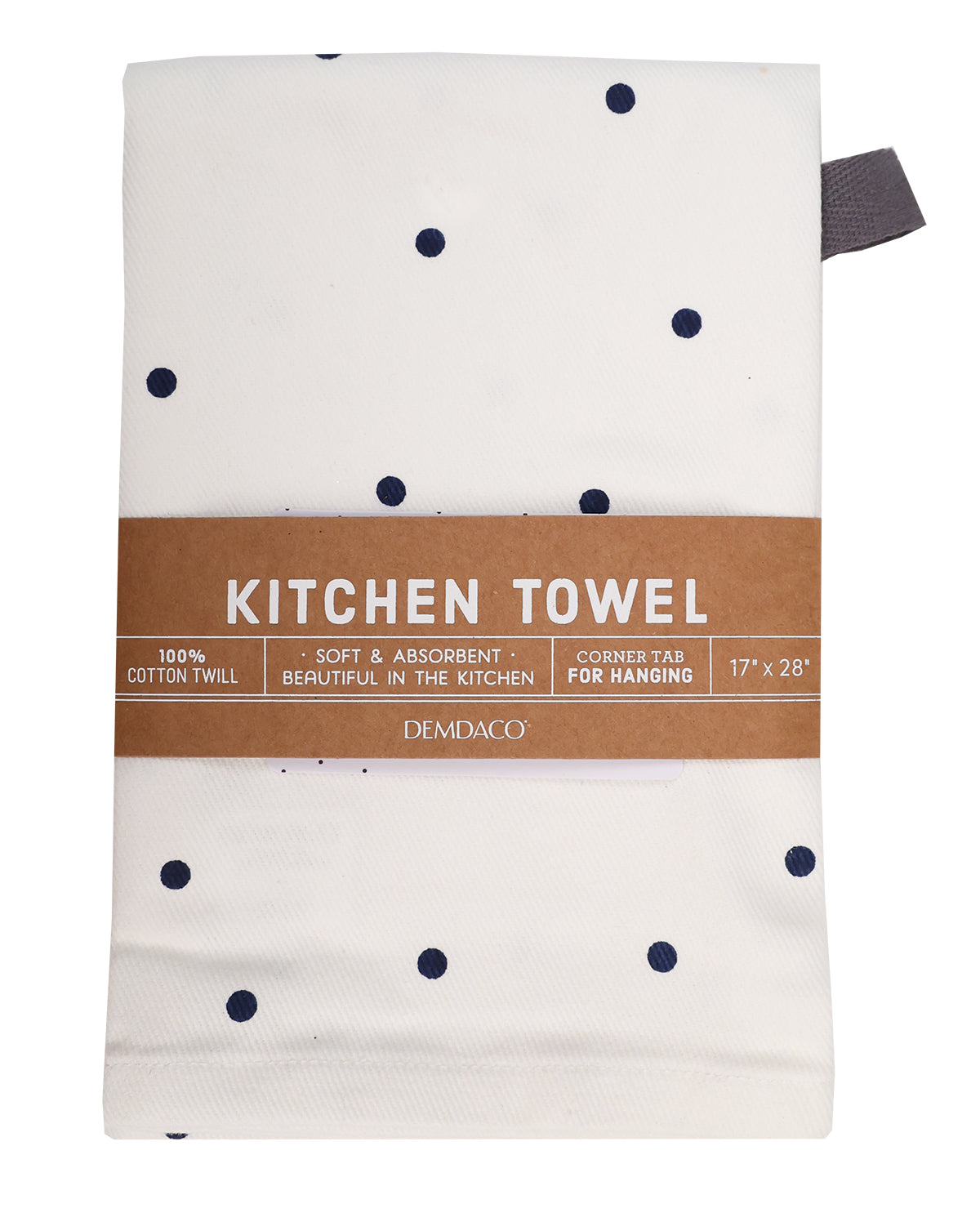 Blue Polka Dot Kitchen Towel