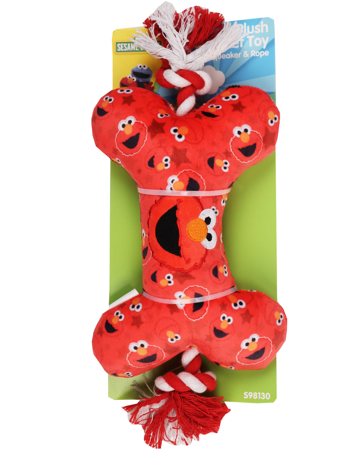 Sesame Street Character Bone Shaped Dog Toy- 3 styles