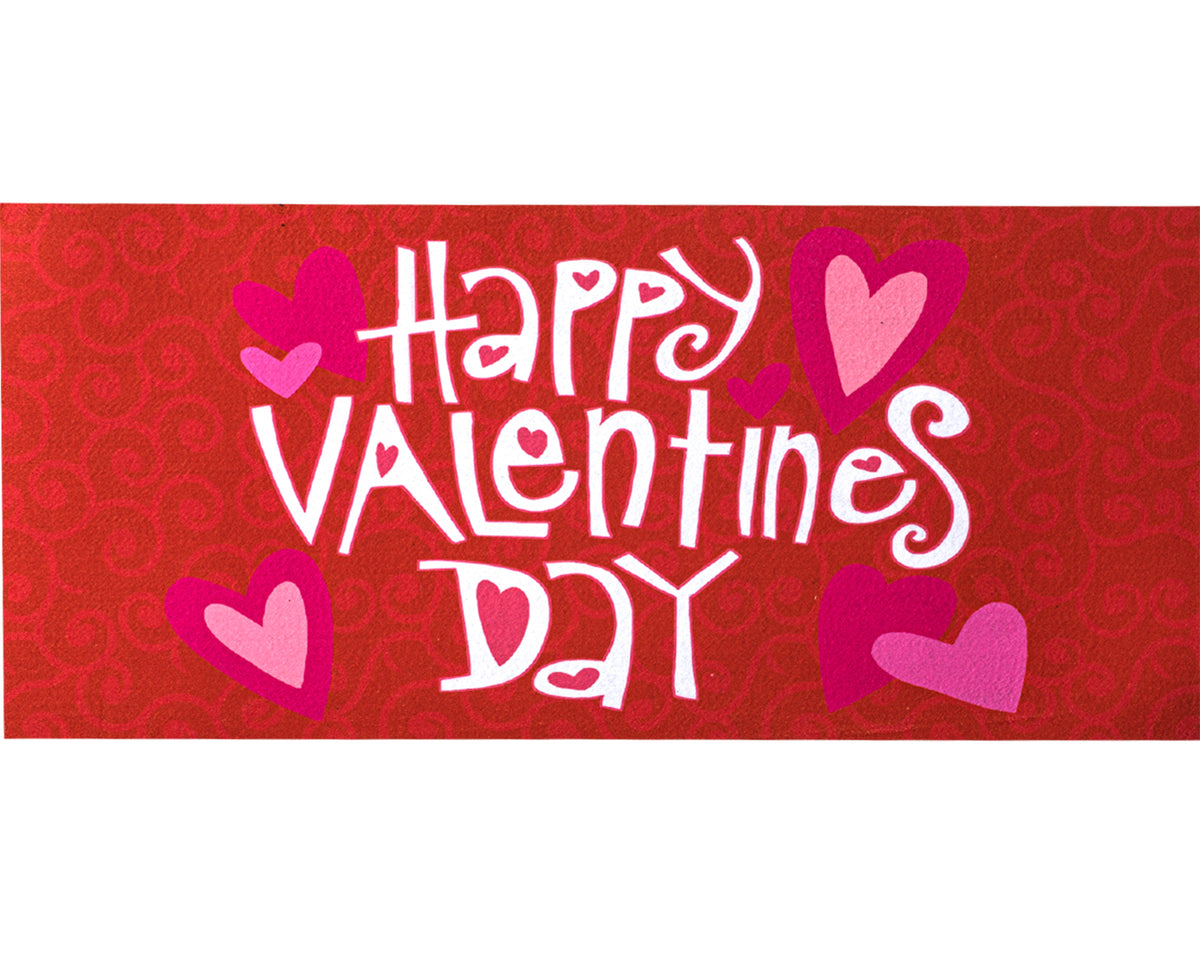 Happy Valentine's Day Sassafras Mat