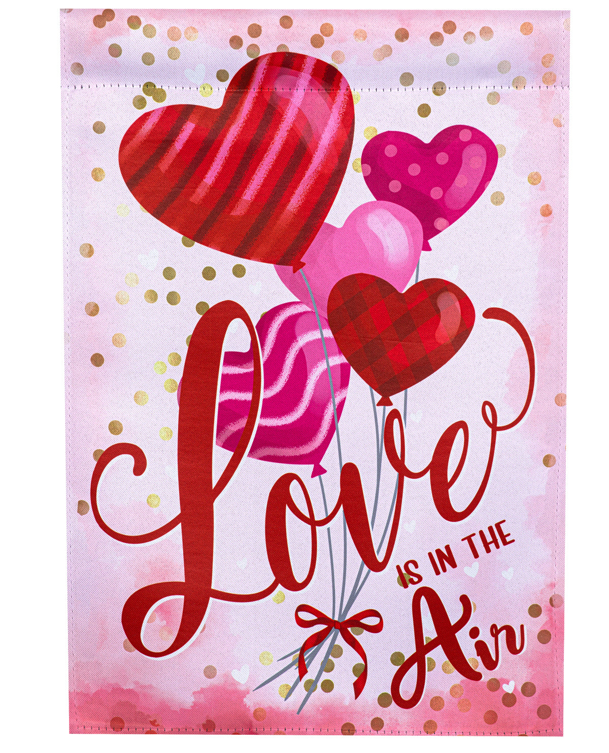 Love Balloons Suede Garden Flag