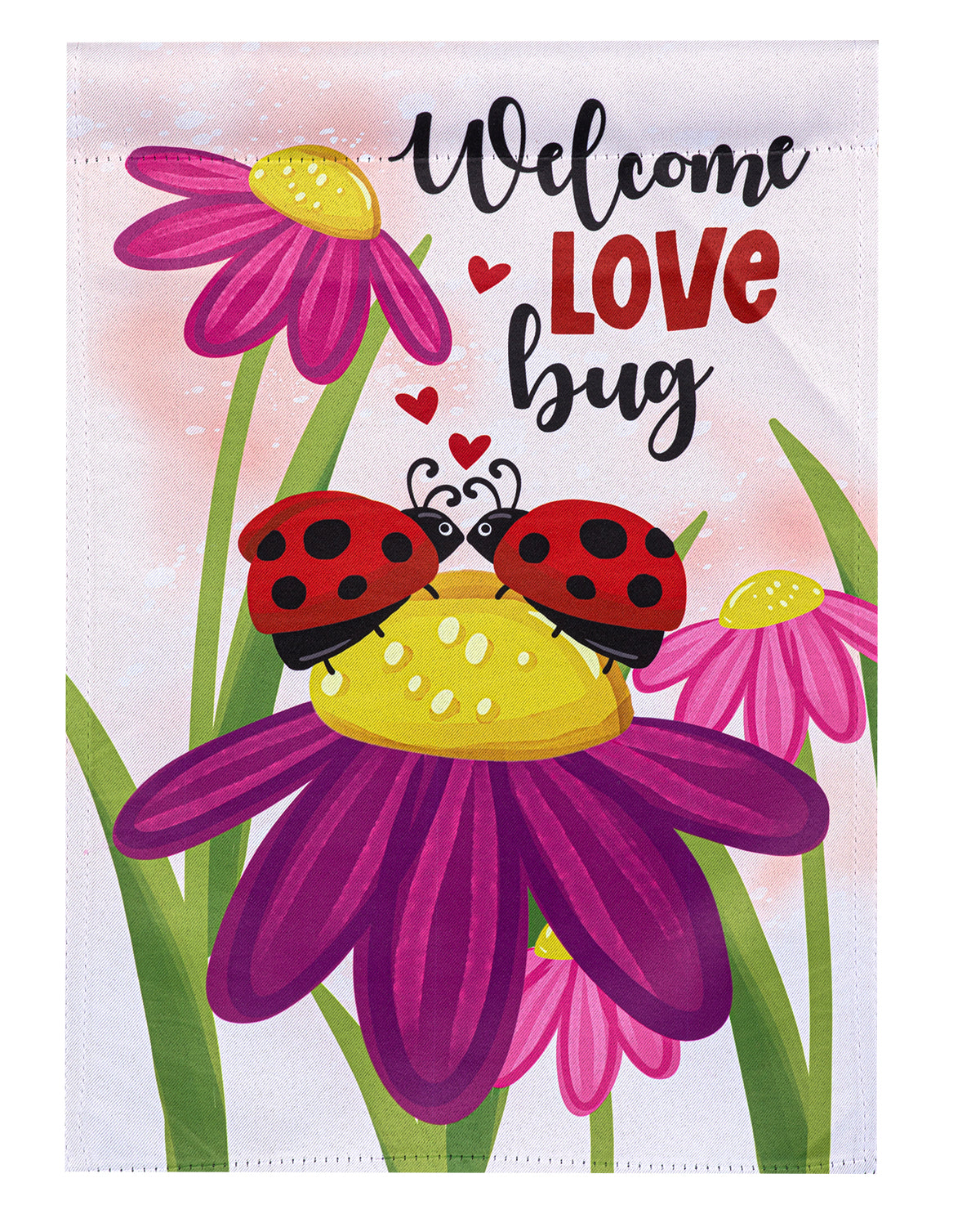 Love Bug Suede House Flag