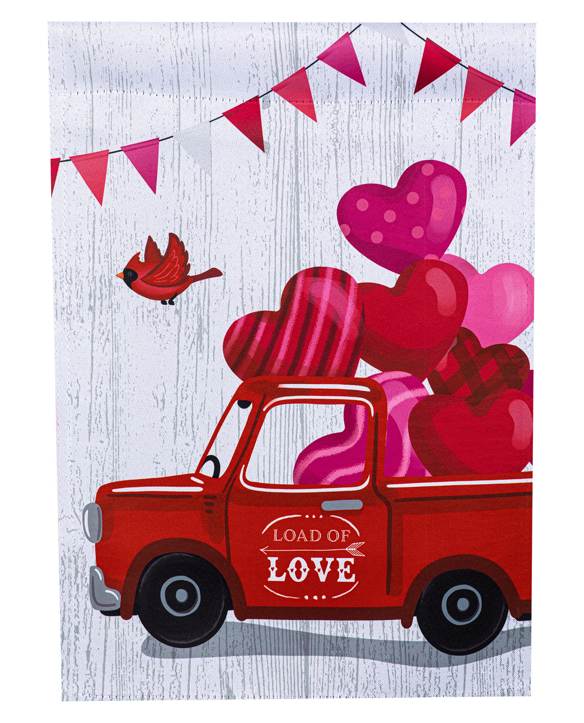Load Of Love Truck Suede House Flag