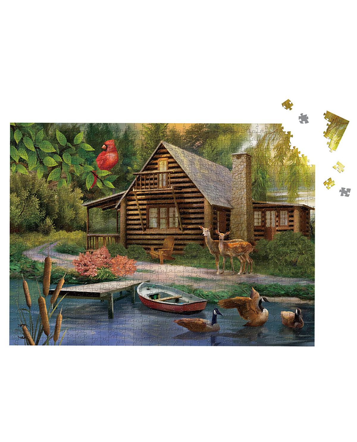 Briarwood Lane Lakeside Cabin Puzzle