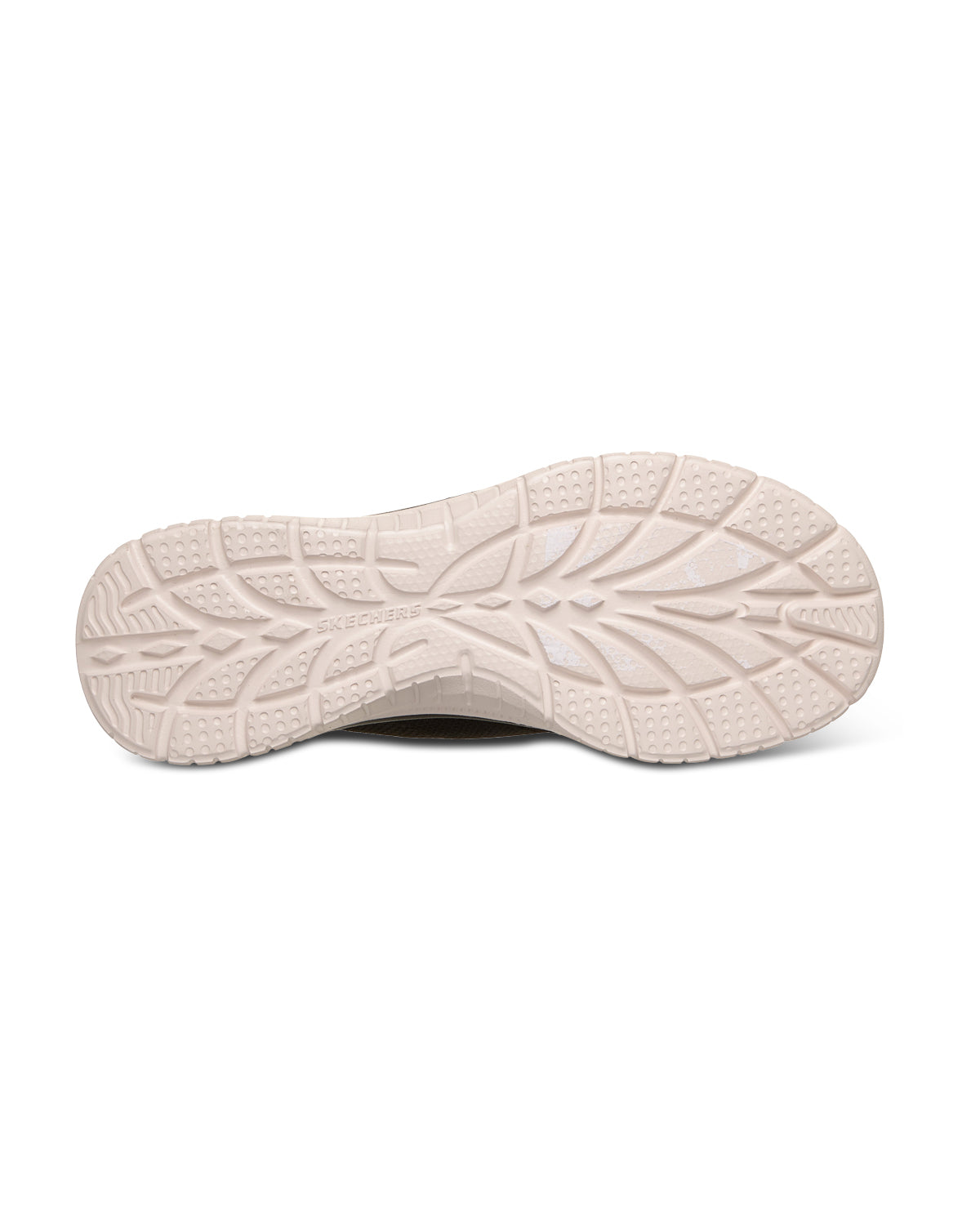 Close-up of a white shoe sole on a white background