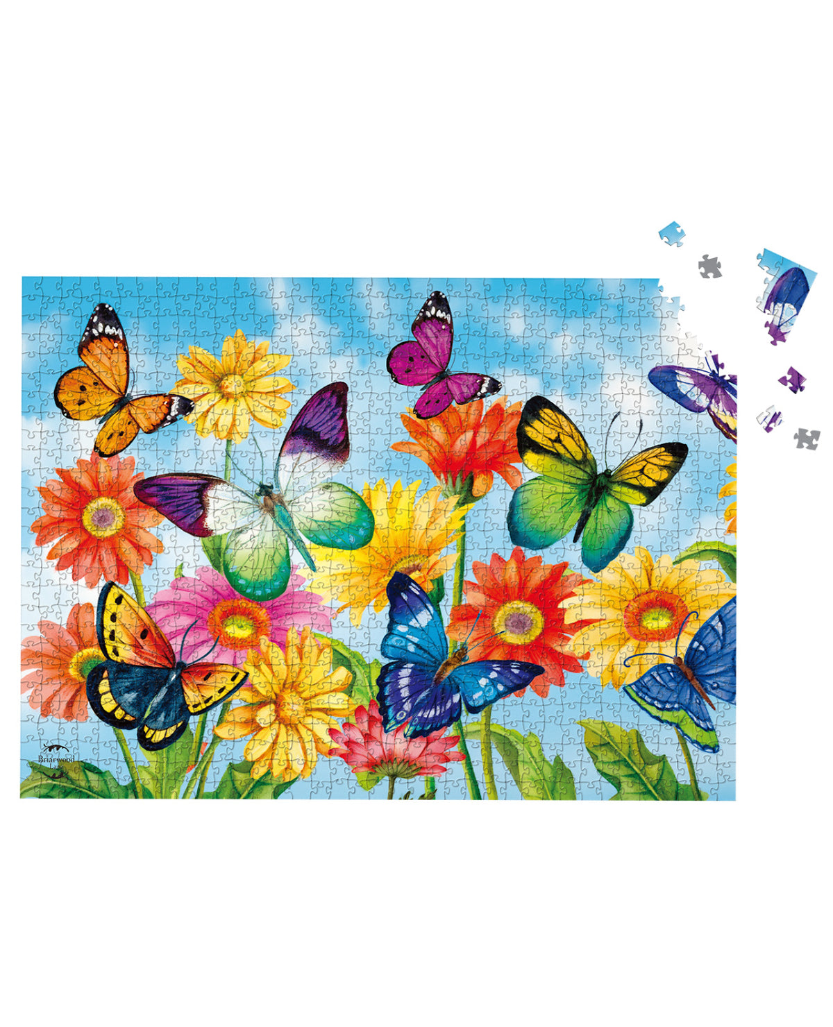 Fluttering Butterflies Puzzle (1,000pcs)