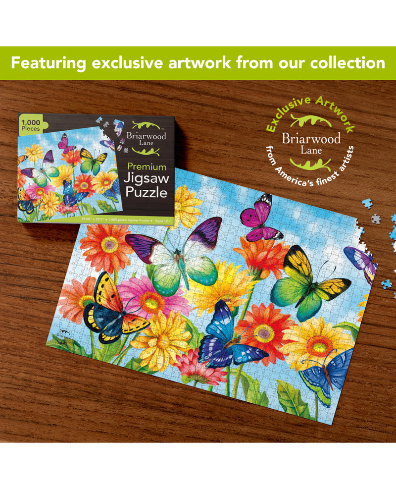 Fluttering Butterflies Puzzle (1,000pcs)