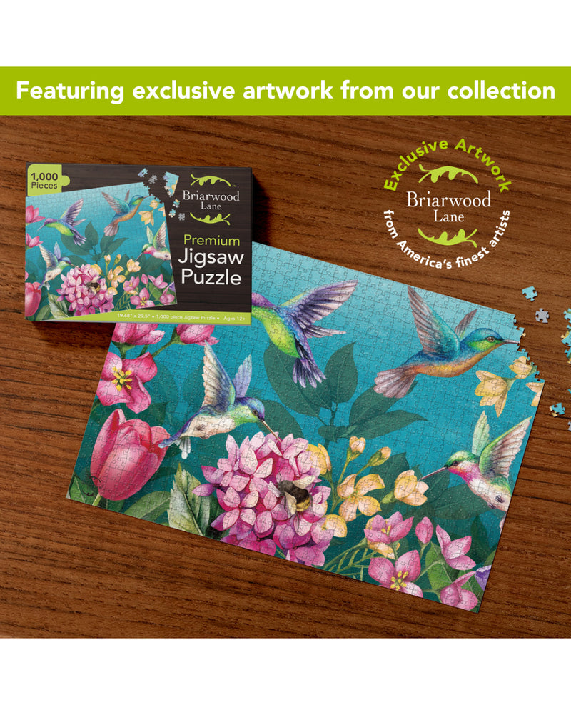 Springtime Hummingbirds Puzzle (1,000pcs)