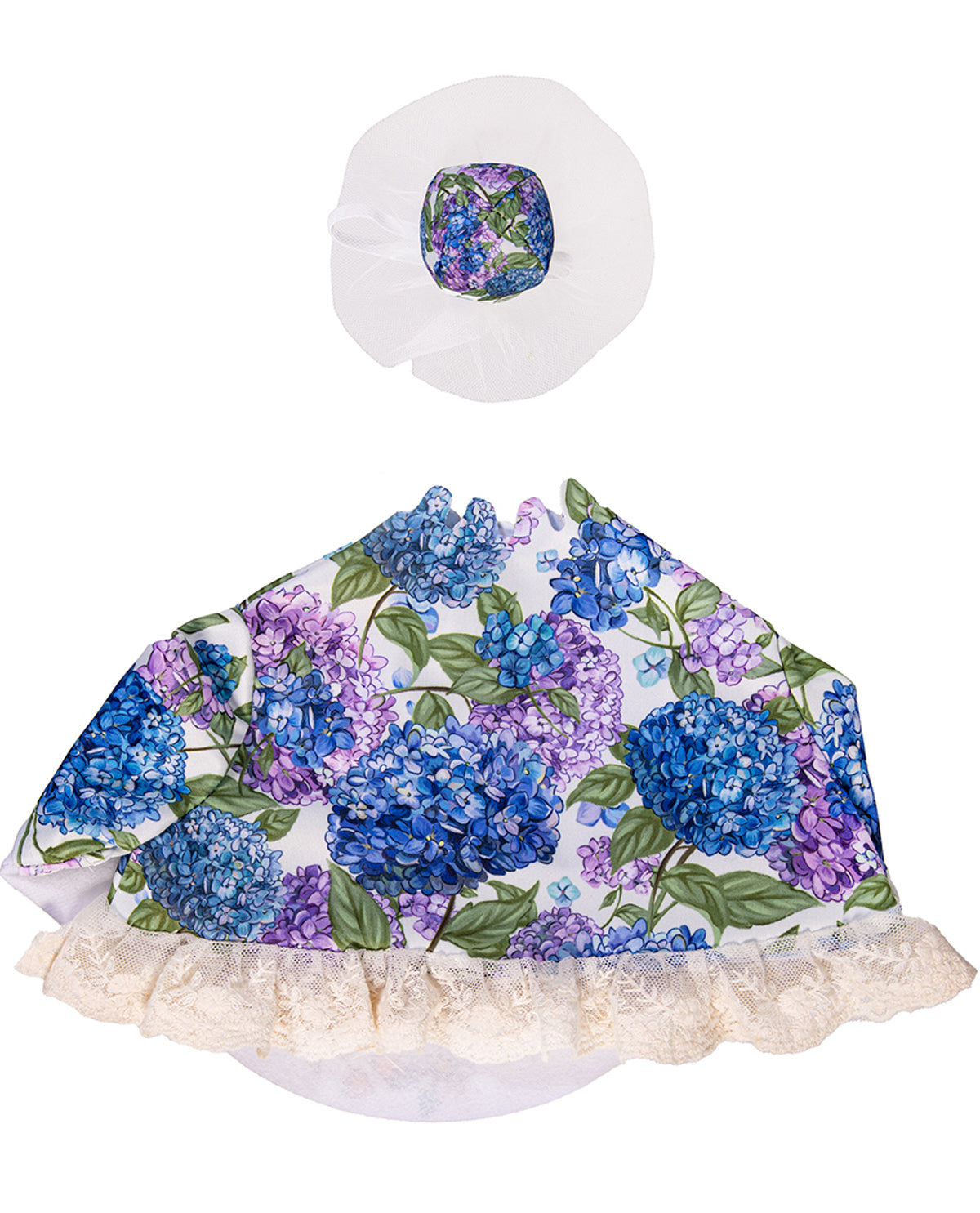 Porch Goose Outfit - Hydrangea Welcome