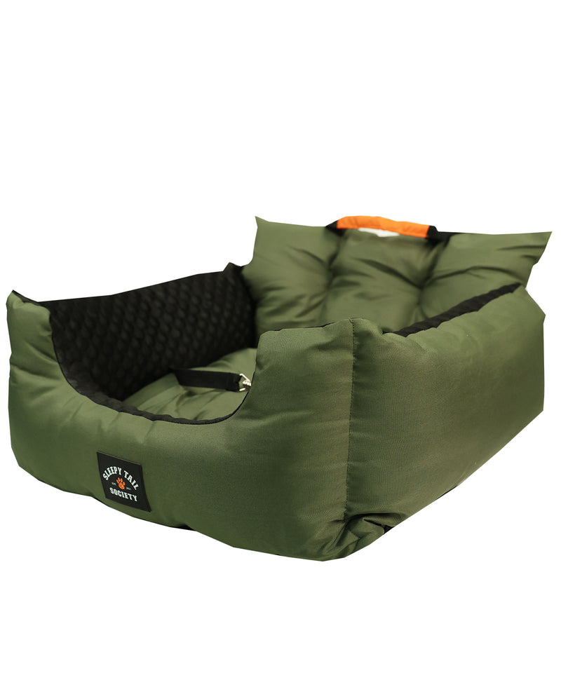 Pet Car Seat Olive