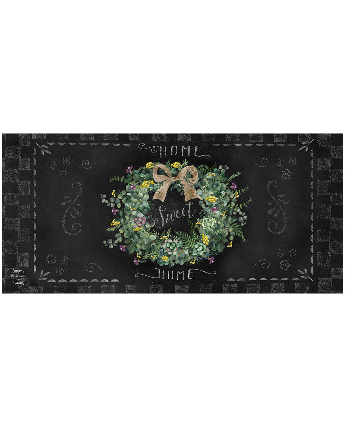 Home Sweet Home Wreath Mini Mat