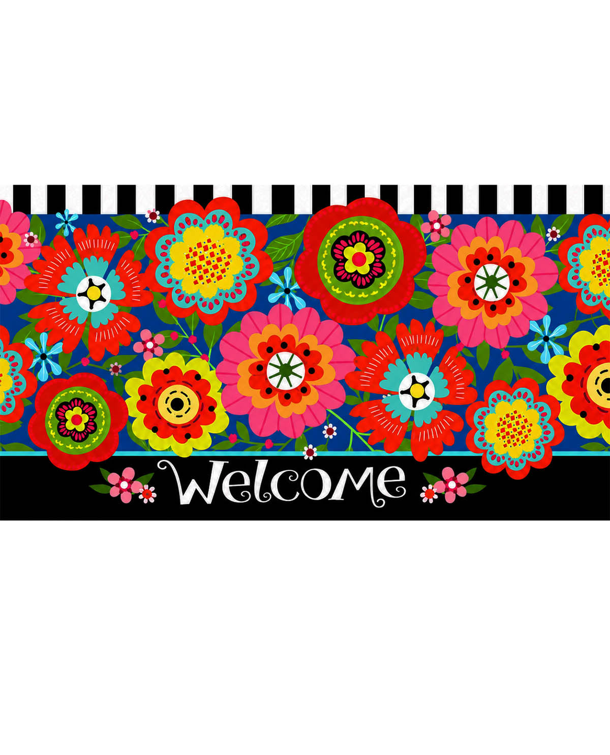 Bright Blooms Mini Mat