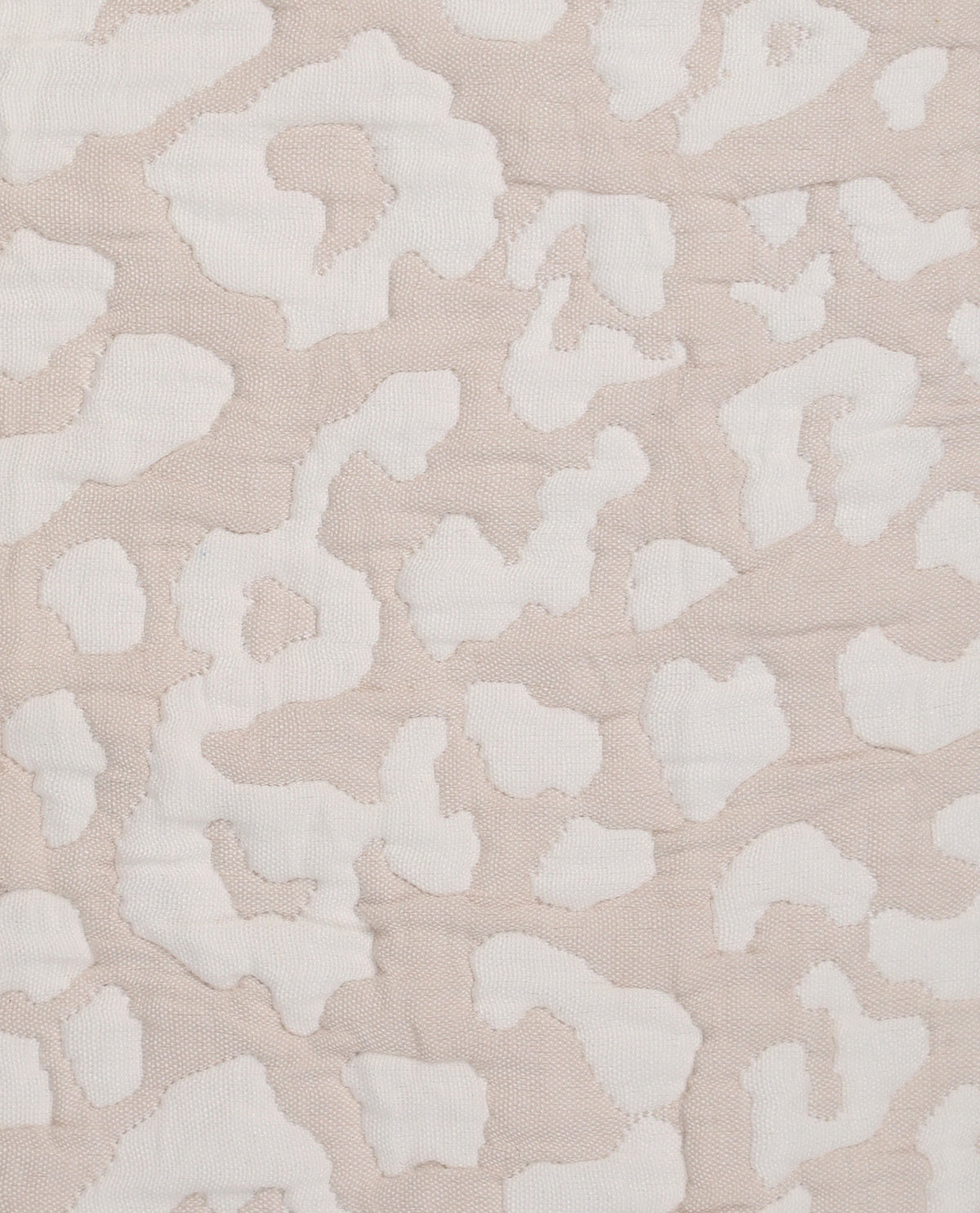 Jungle Coverlet King Taupe Quilt