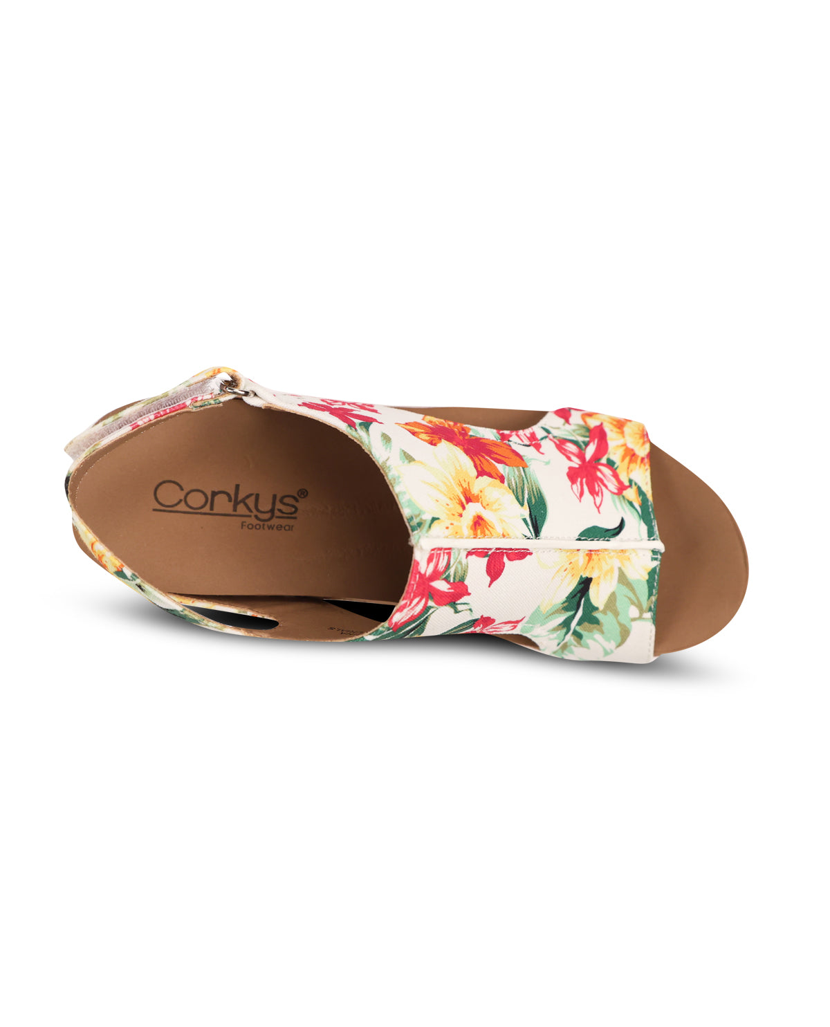 Corkys Carley Sandal White Floral
