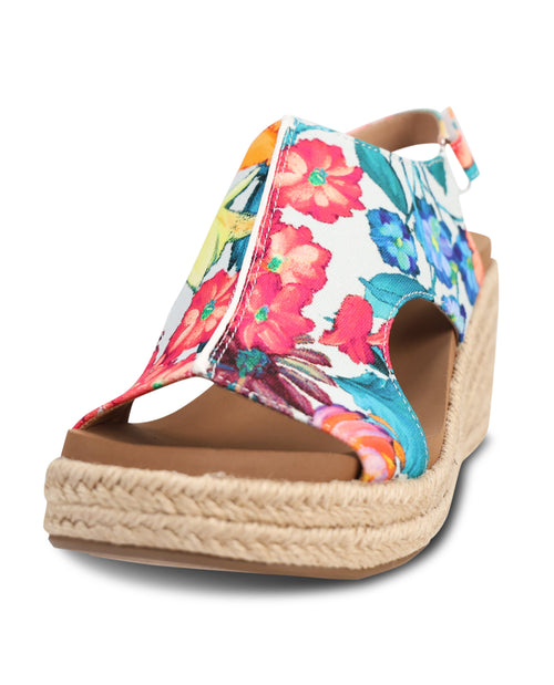 Corkys Carley Sandal White Multi Floral