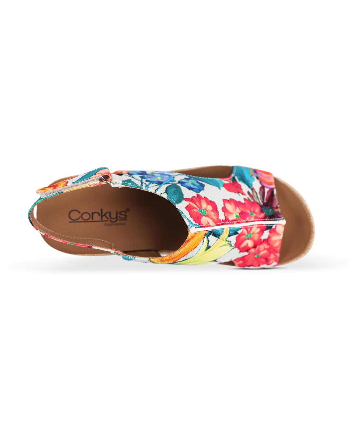 Corkys Carley Sandal White Multi Floral