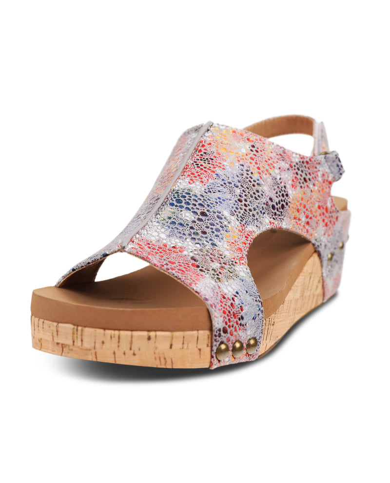 Corkys Volta II Sandal Bright Multi Washed