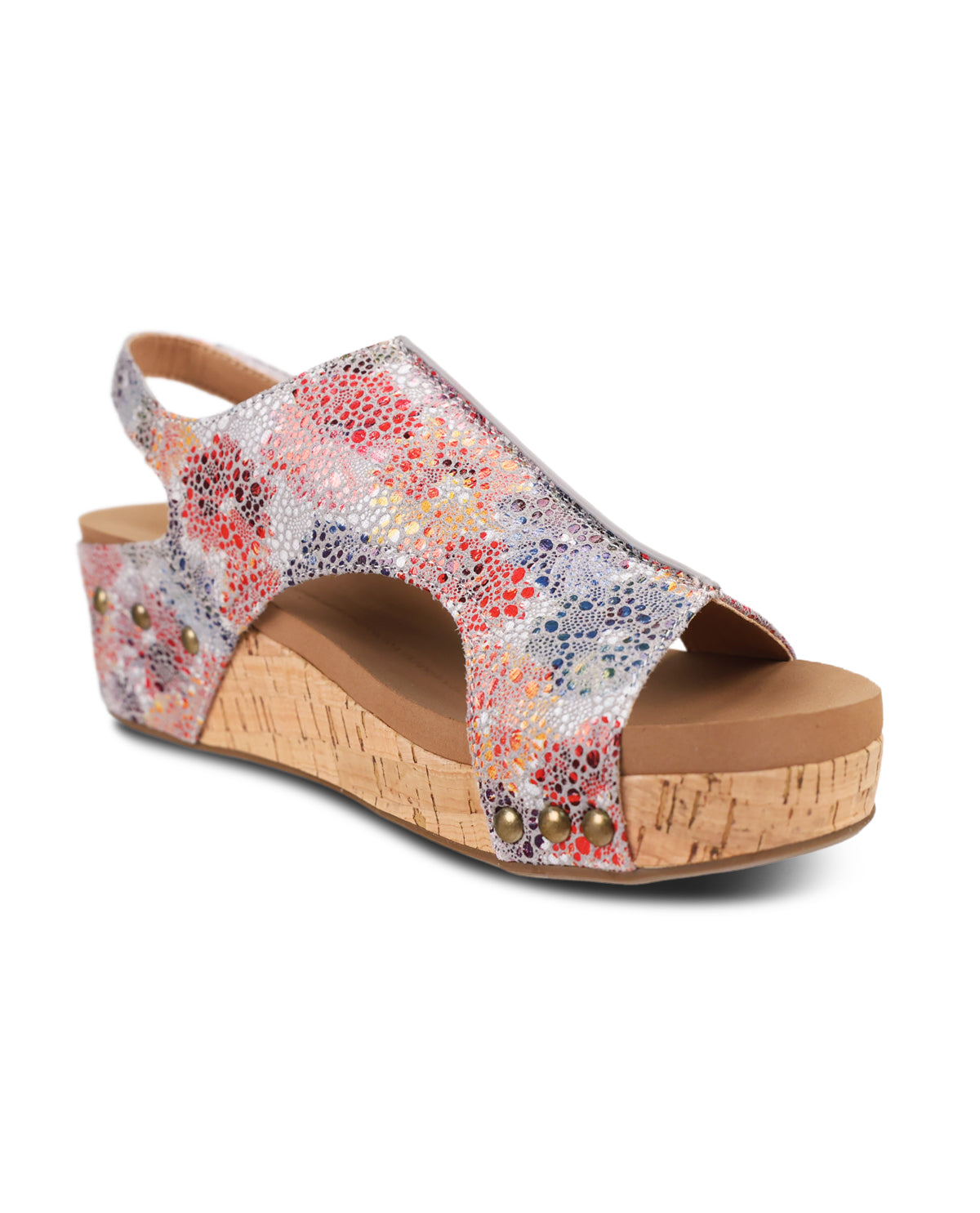 Corkys Volta II Sandal Bright Multi Washed