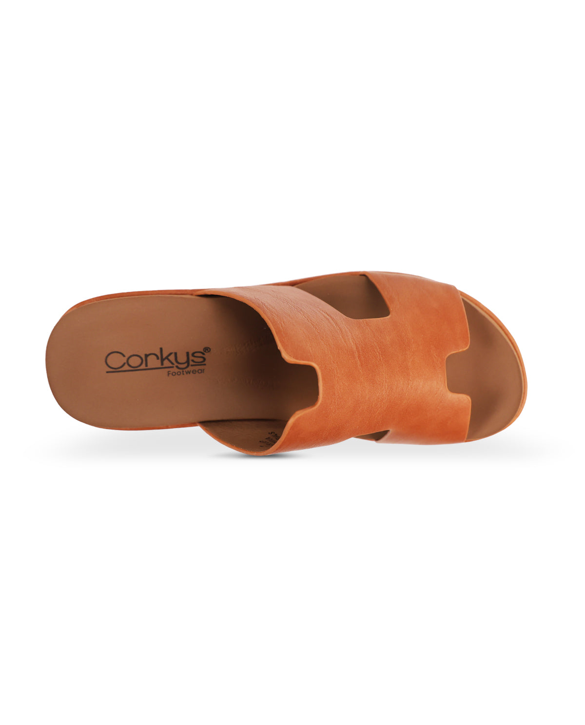 Corkys Pucker Up Sandal Cognac Smooth