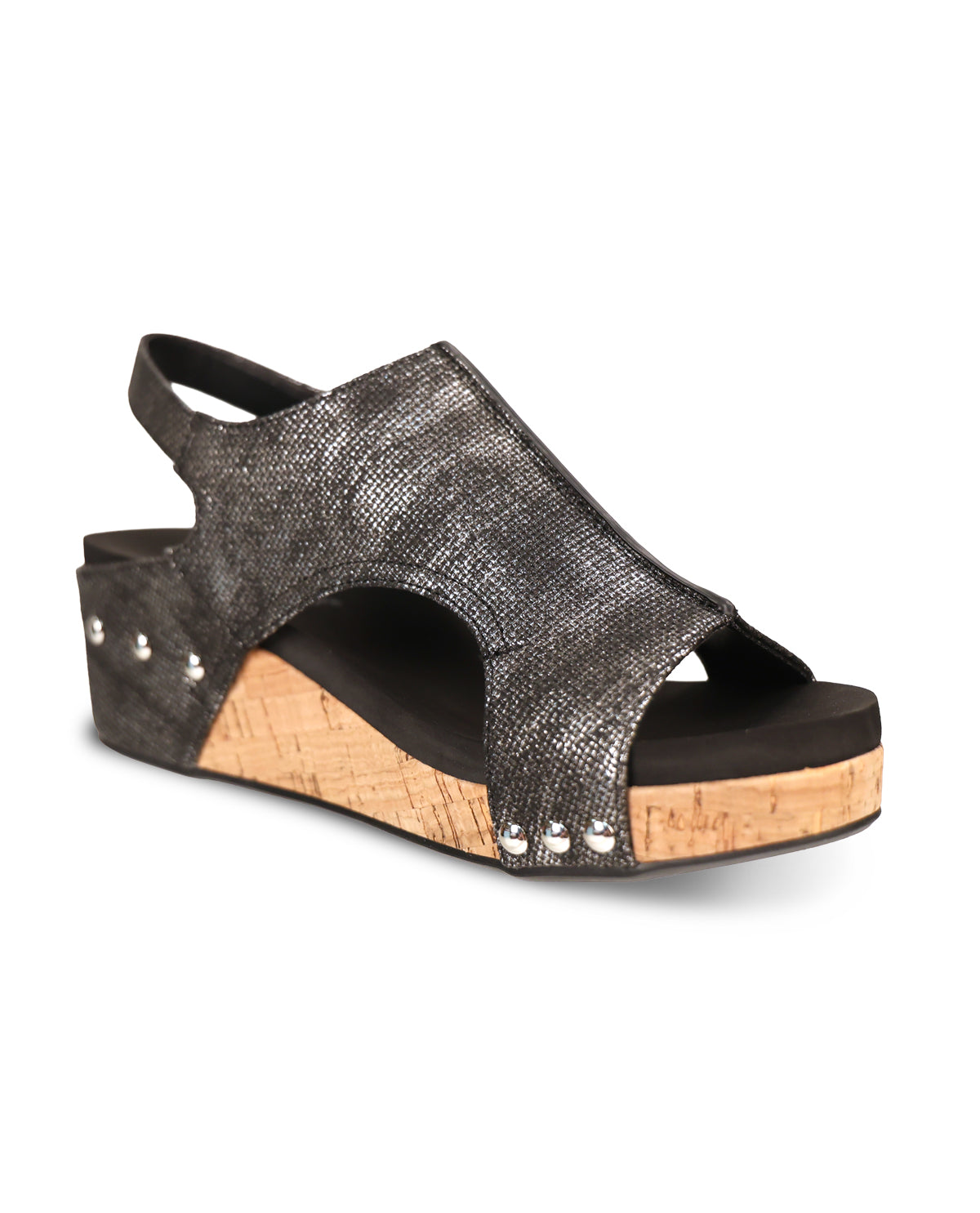 Corkys Volta Sandal Black