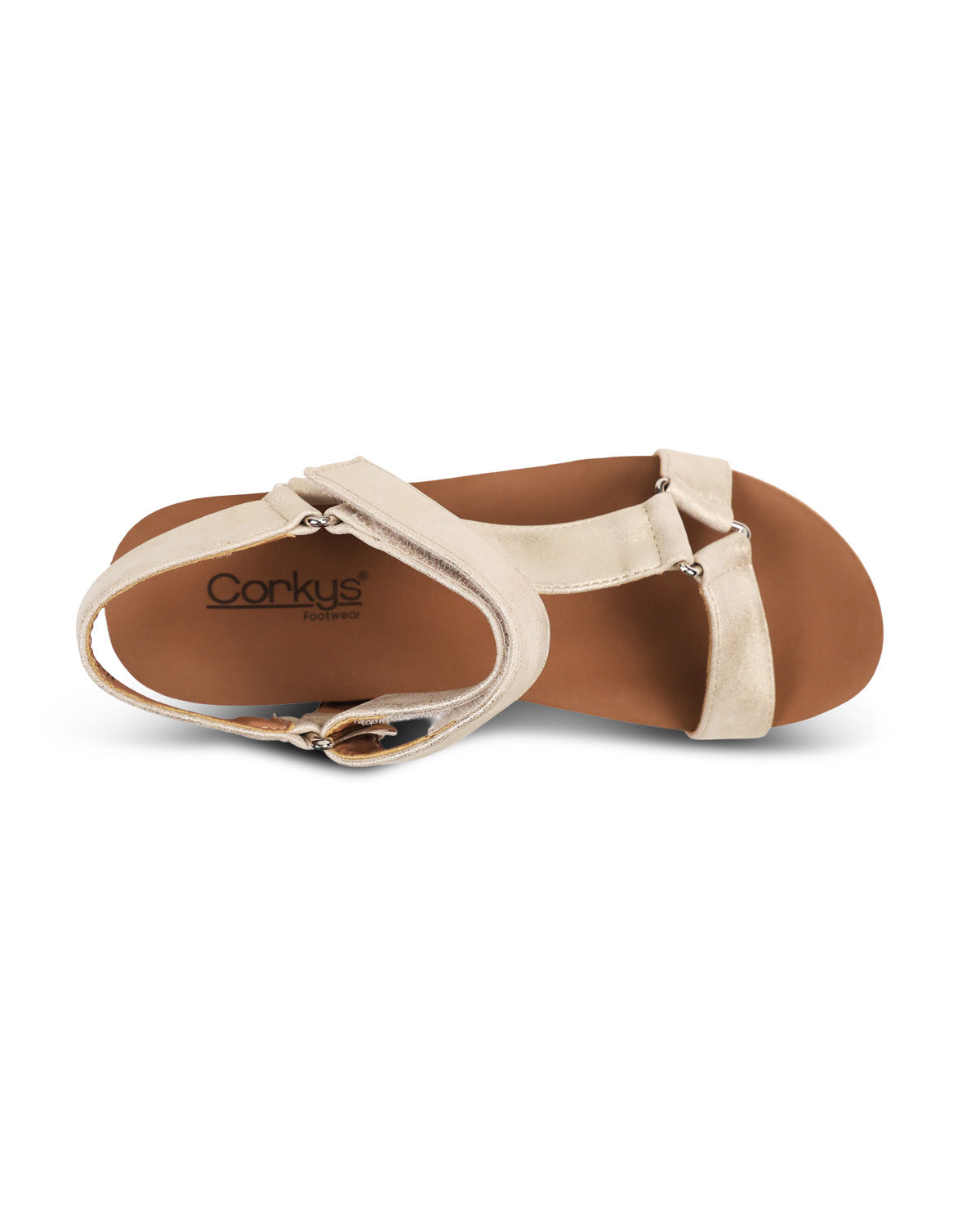 Corky's Don't Tempt Me Sandal Gold Wash