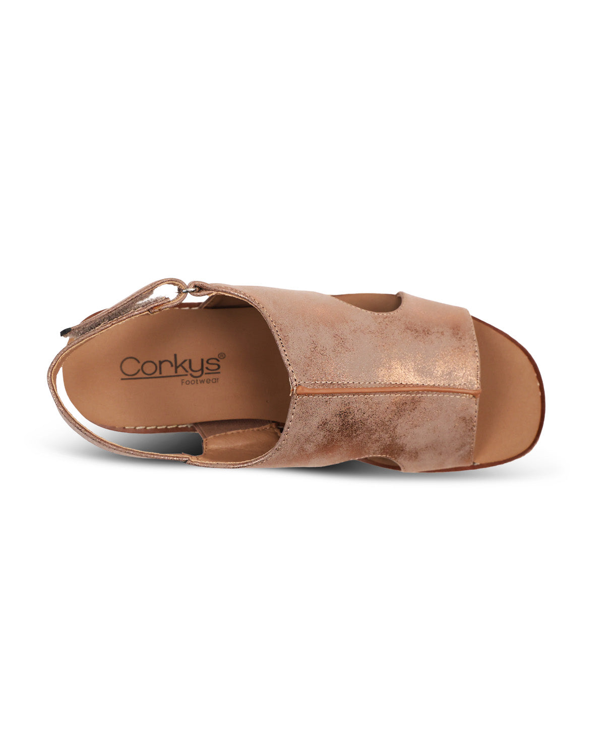 Corky's Ready Or Not Sandal Bronze Metal