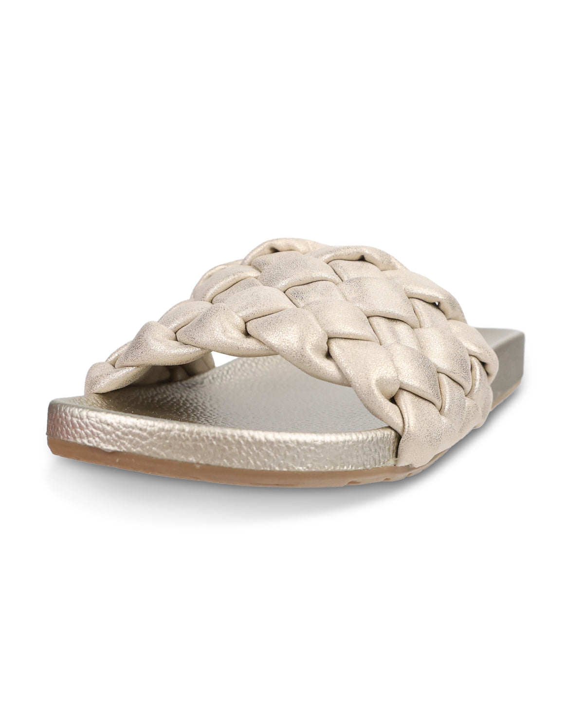 Hey Girl Extra Washed Sandal Gold Metallic