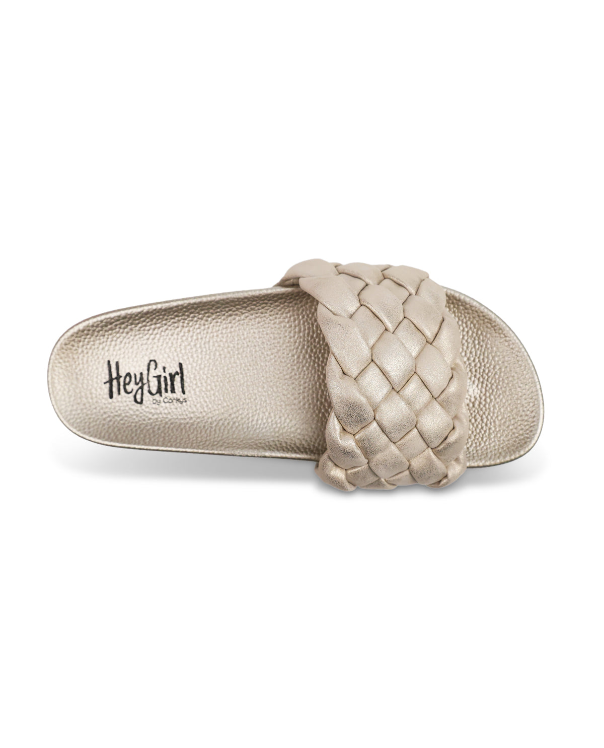 Hey Girl Extra Washed Sandal Gold Metallic