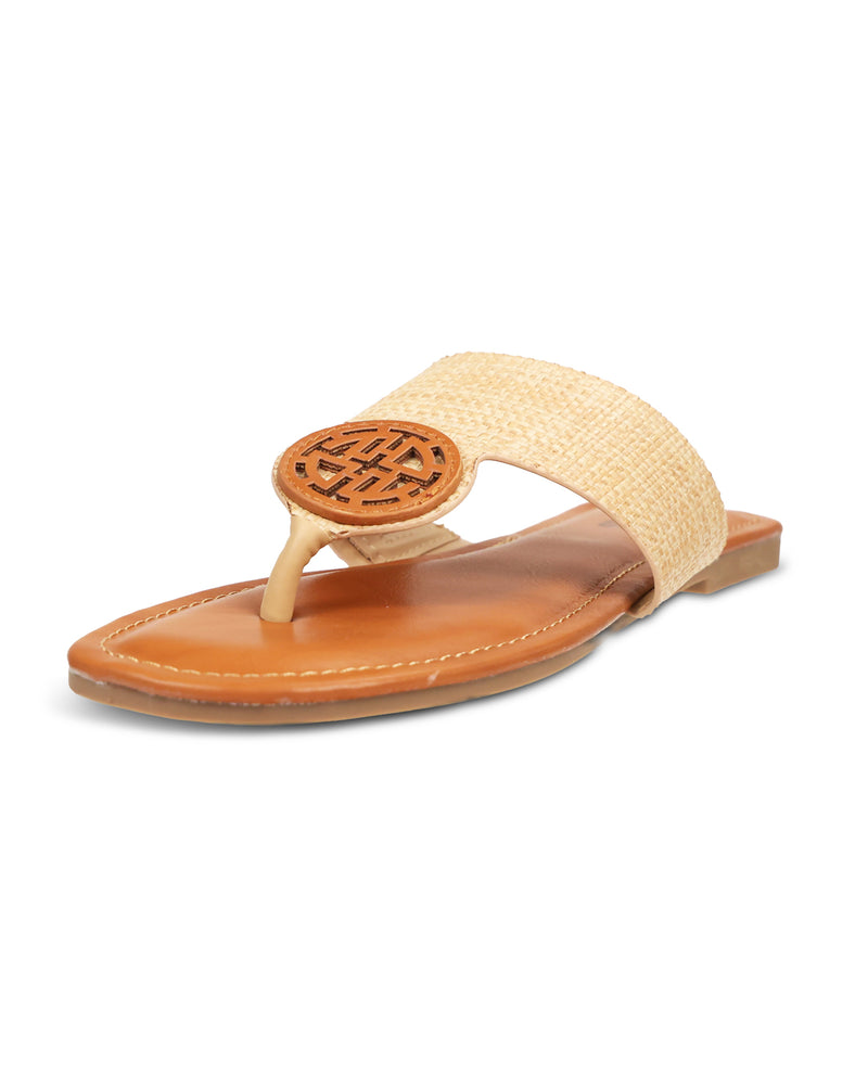 Fiestas Hallie-6 Sandal Natural