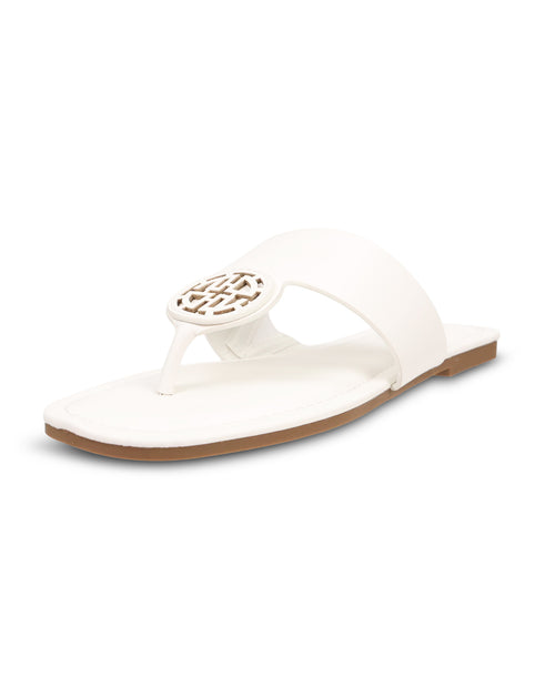 Fiestas Hallie-6 White Sandal