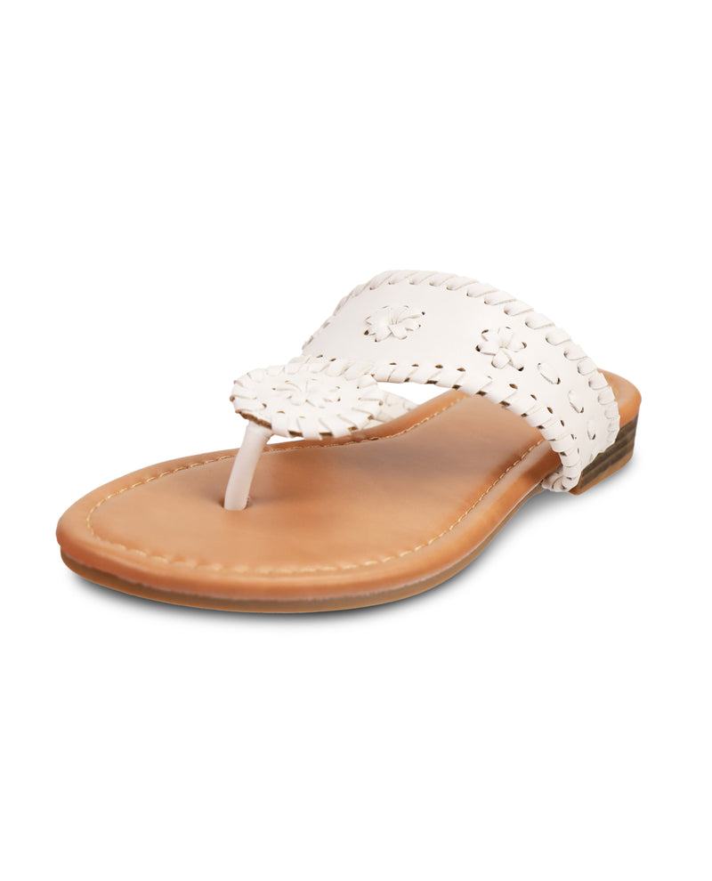 Fiestas Rosetta-26 Sandal White
