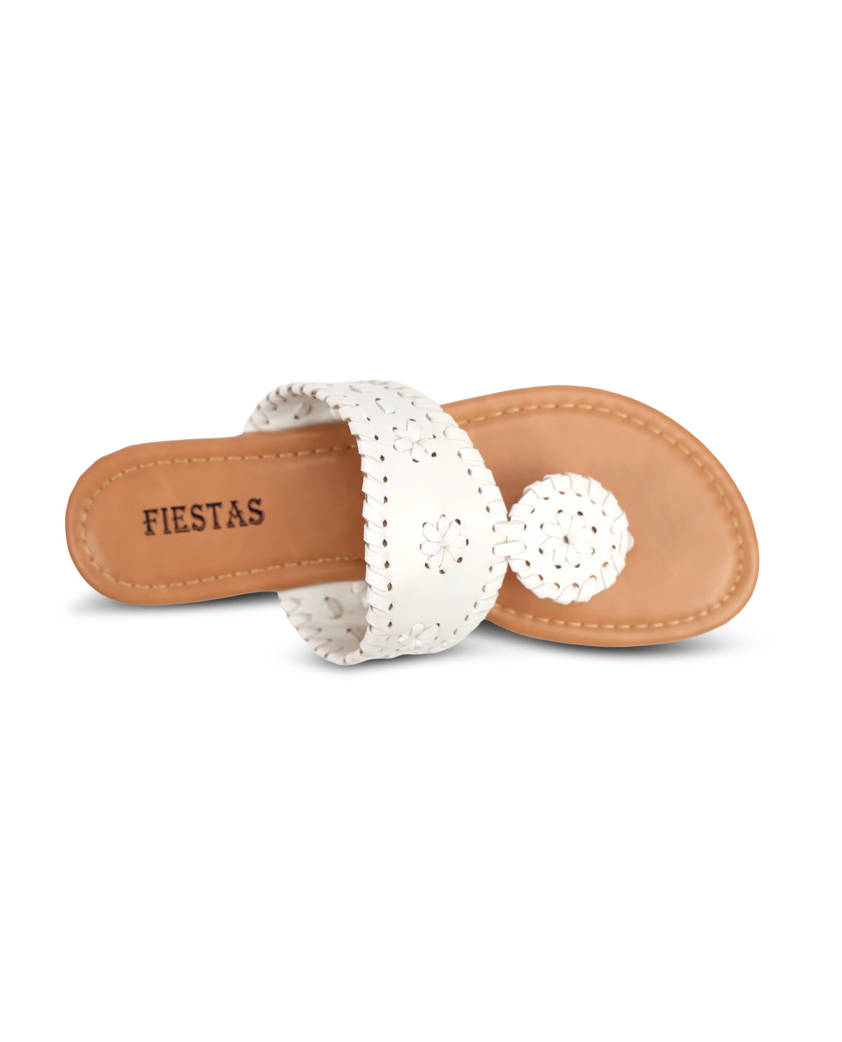 Fiestas Rosetta-26 Sandal White