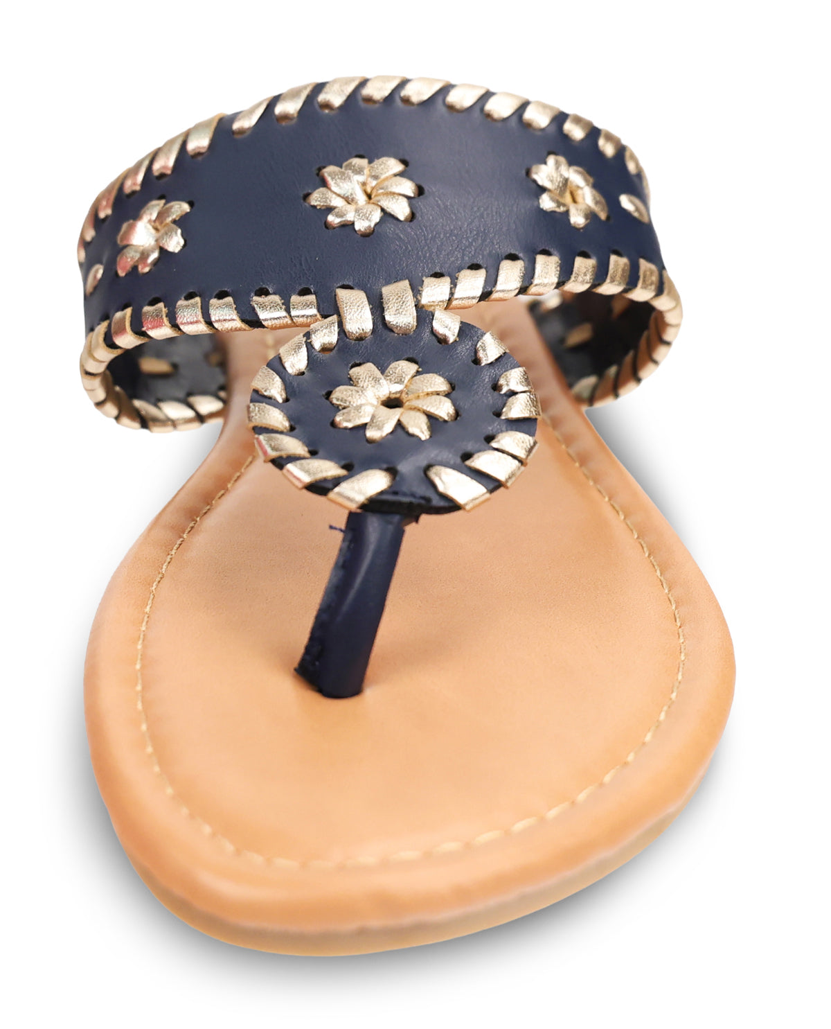 Fiestas Rosetta-26 Sandal Navy/Gold