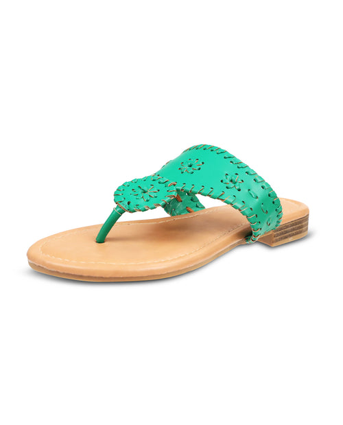 Fiestas Rosetta-26 Sandal Emerald Green