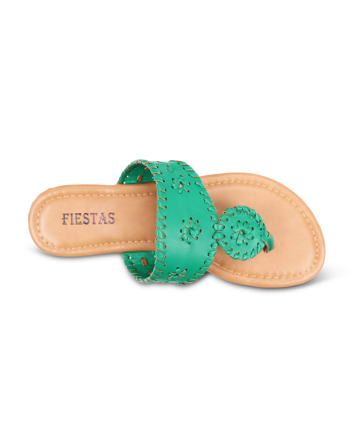 Fiestas Rosetta-26 Sandal Emerald Green
